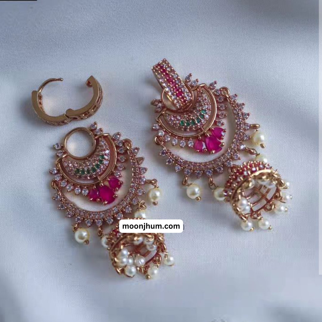 Prisha Hoop Jhumkas