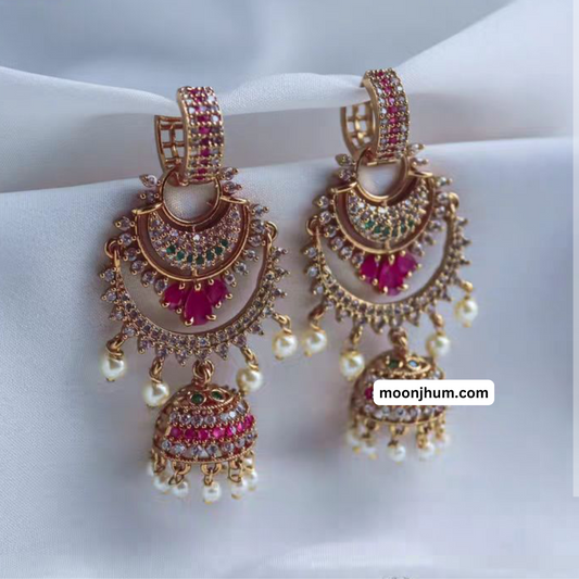 Prisha Hoop Jhumkas